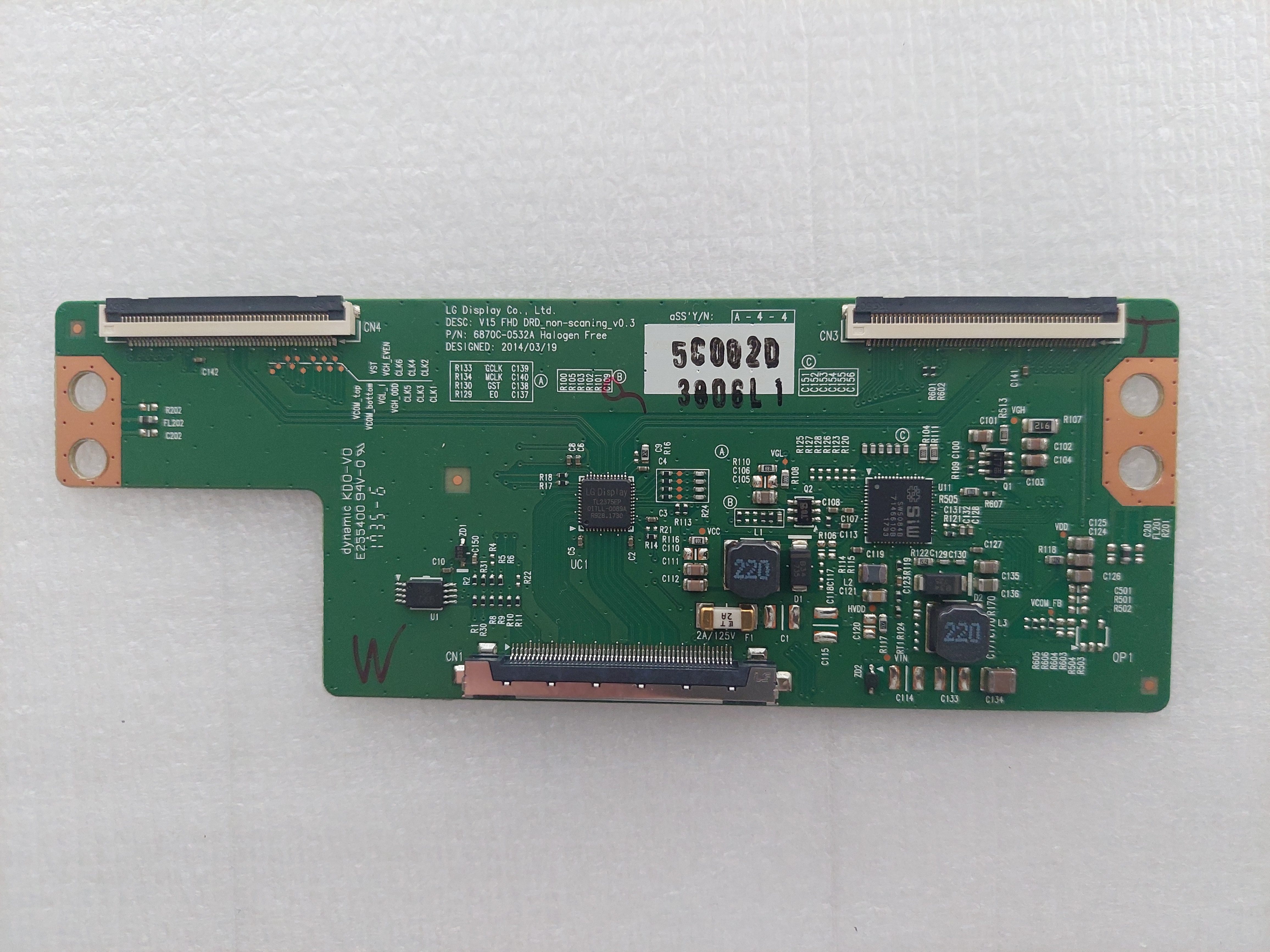 6870C-0532A z TV LG 43LJ594V