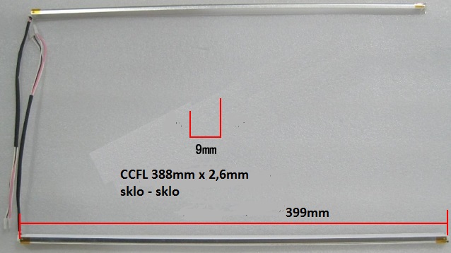 CCFL v ráme 399 x 9 mm pre 19" monitor väčší