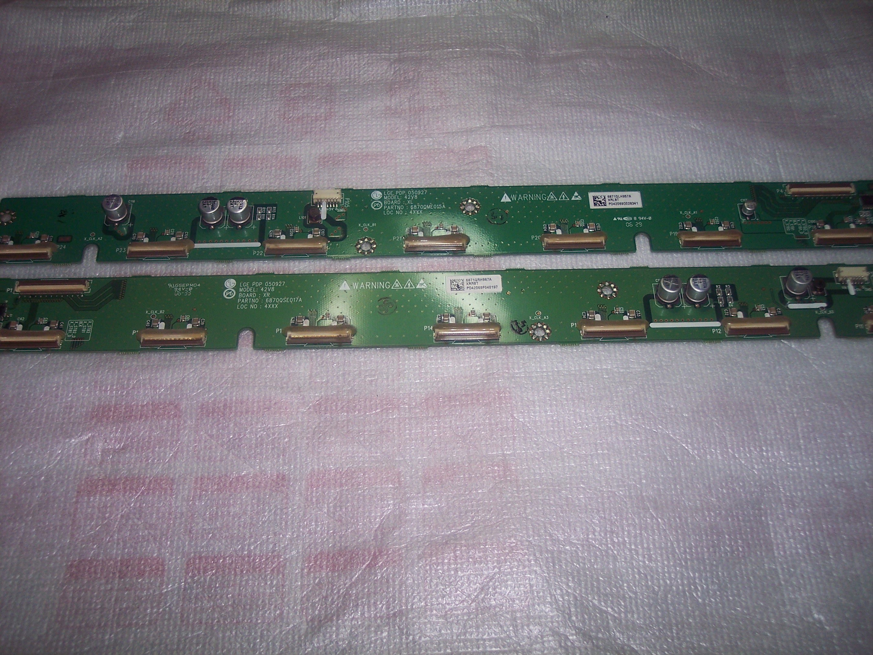 PDP 050927 42V8 6870QSE017A , 6870QME015A , 6871QRH967A , PD42069F040197 