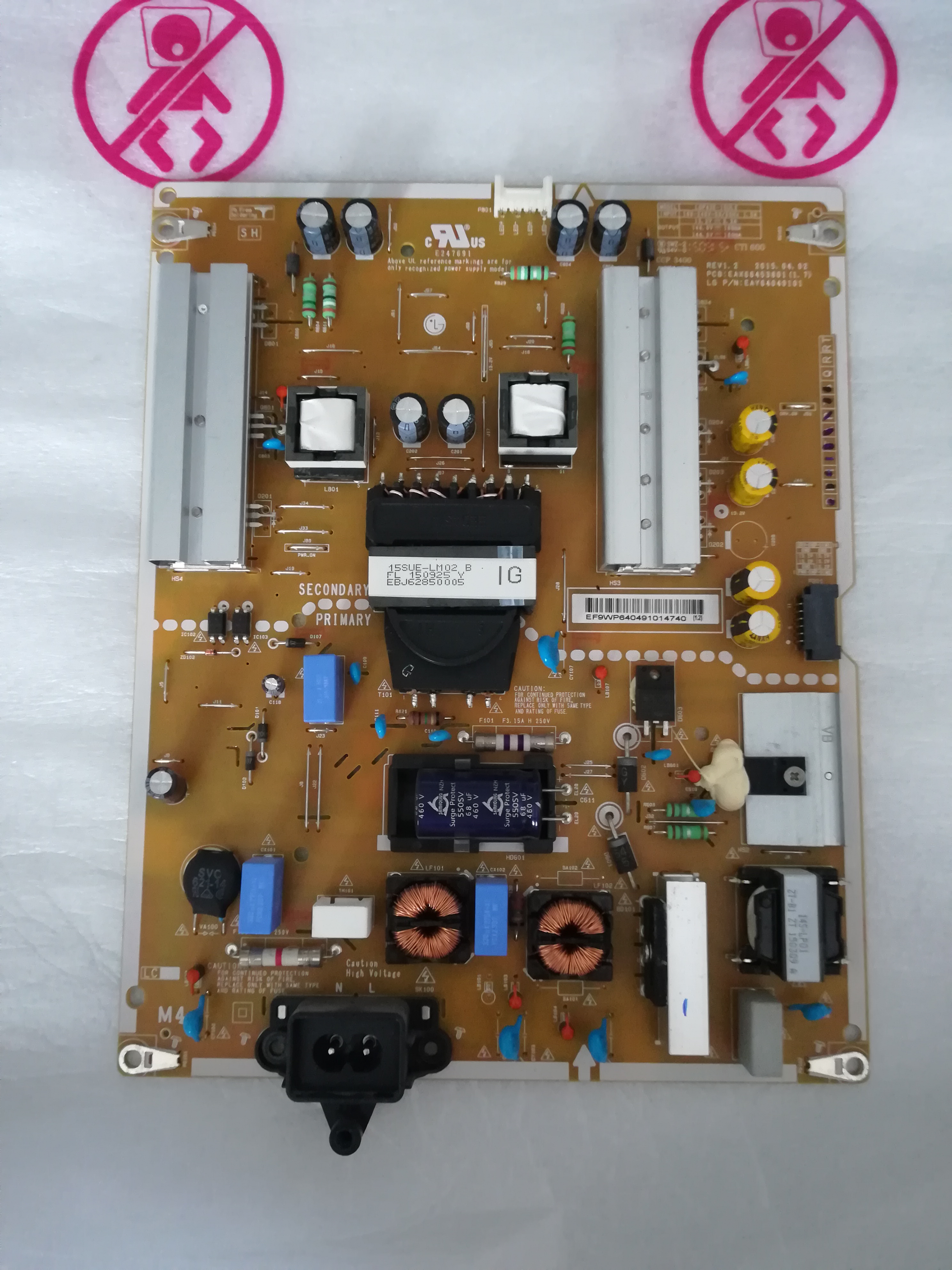 EAX66453801 z LG TV 43UF6857