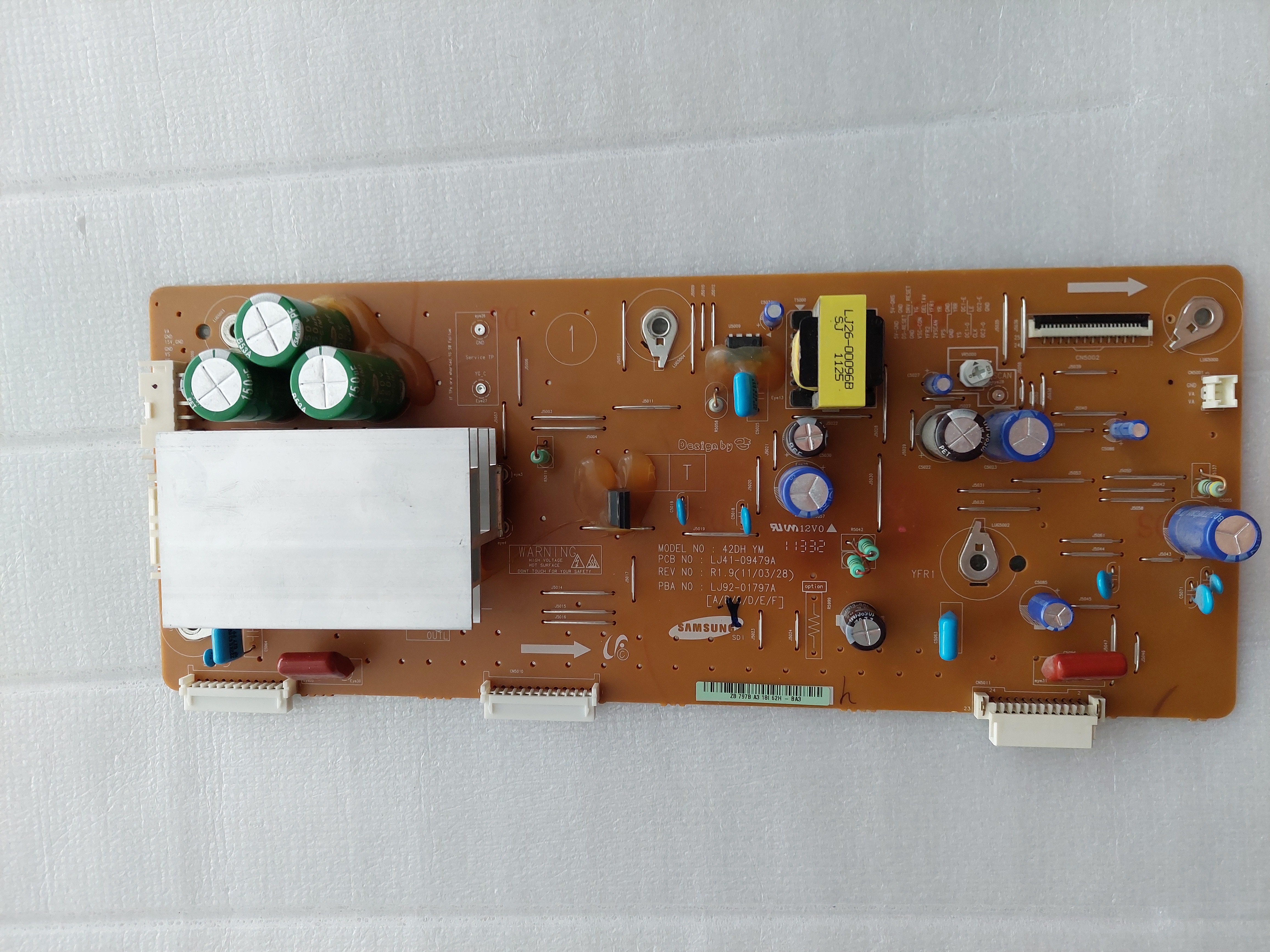42DH YM LJ41-09479A LJ92-01797A panel 842AX-YB11 SAMSUNG PS43D450