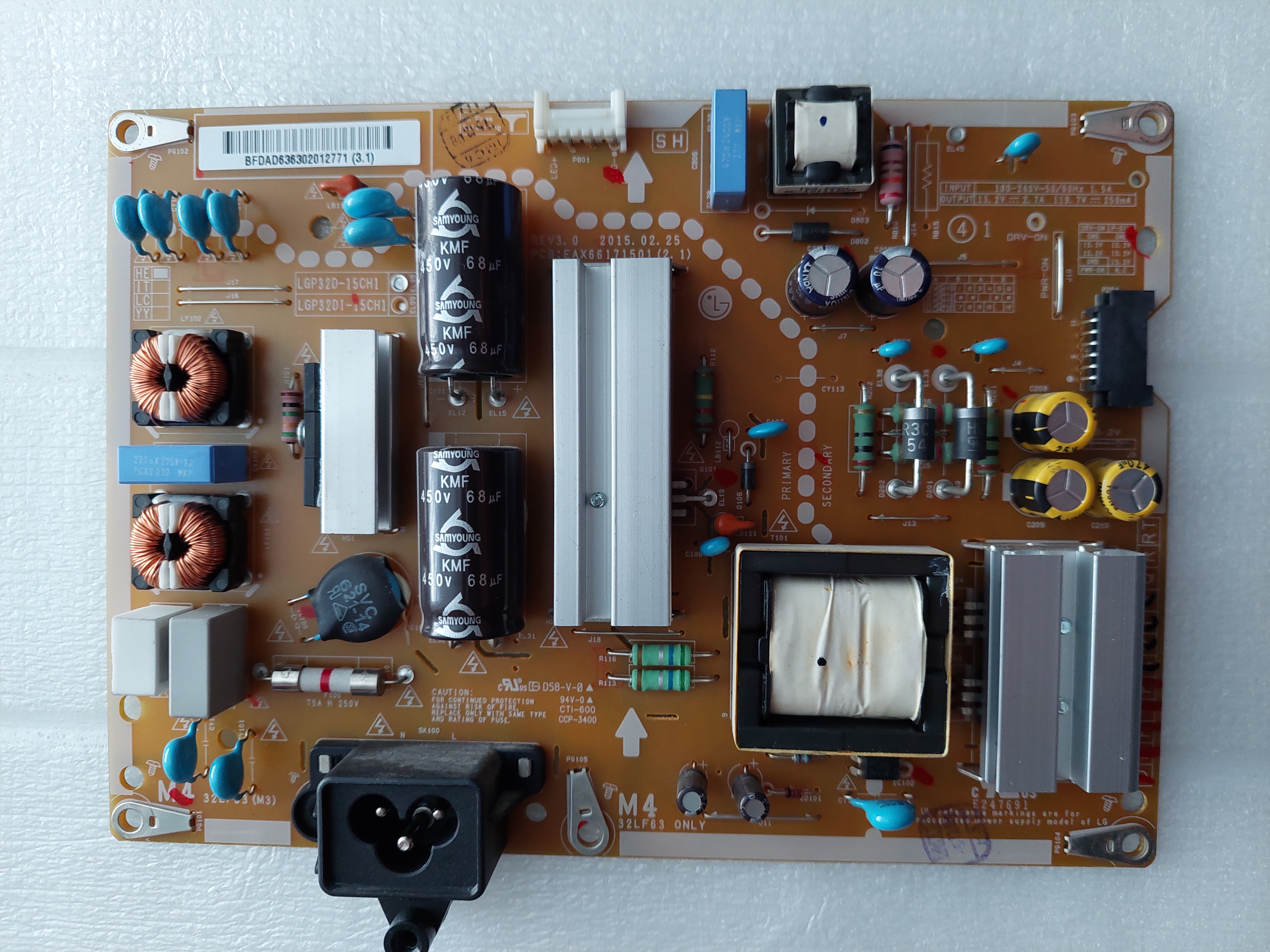 EAX66171501 z LG 43LH560V 
