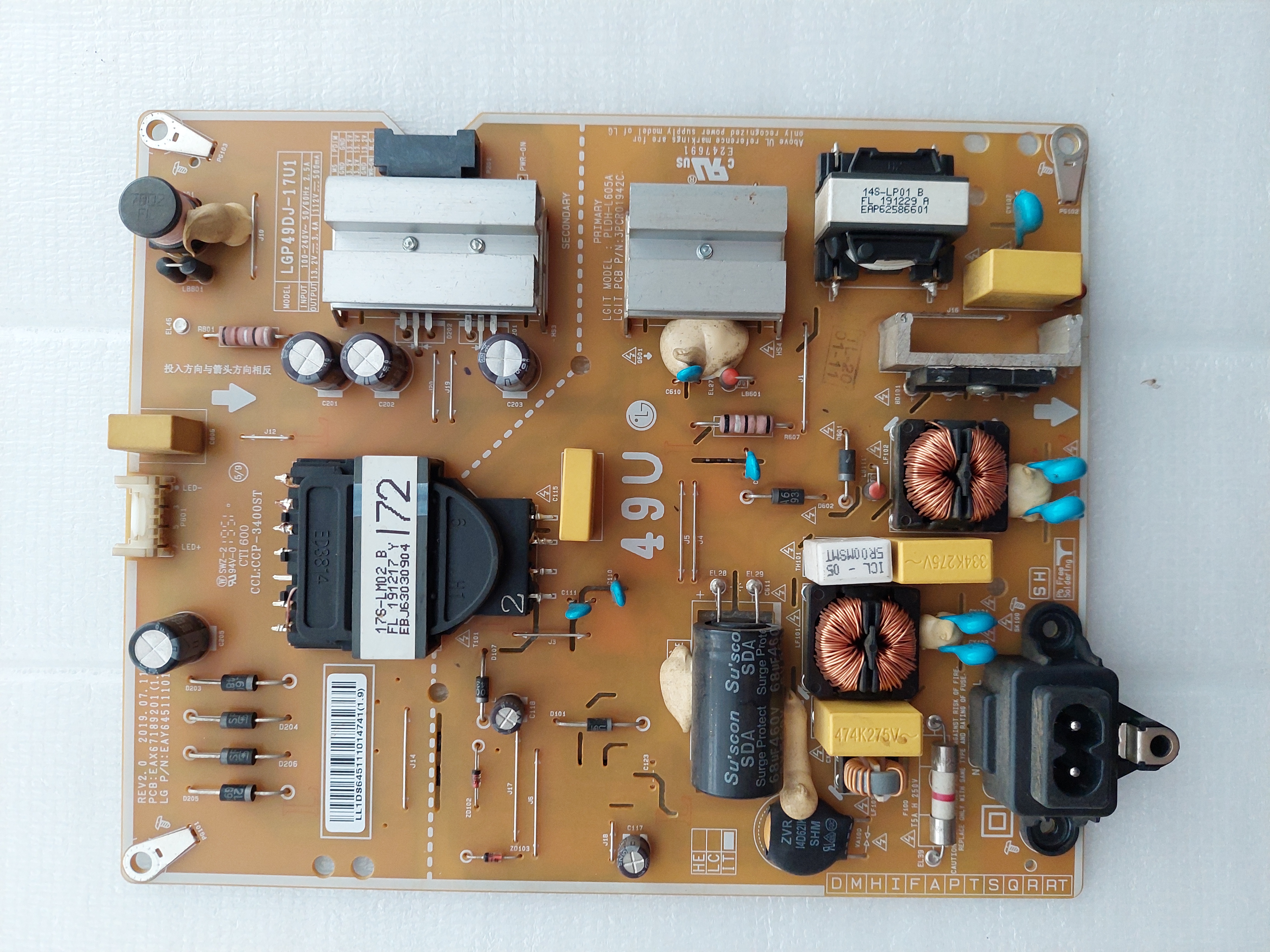 EAX67189201 z LG 49UM7050PLF